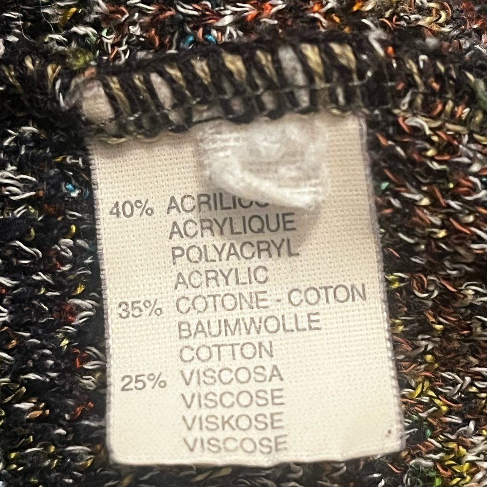Vintage College by Marcazzani Bill Cosby Style Sz L Knitted Sweater Italy Made - Picture 9 of 10
